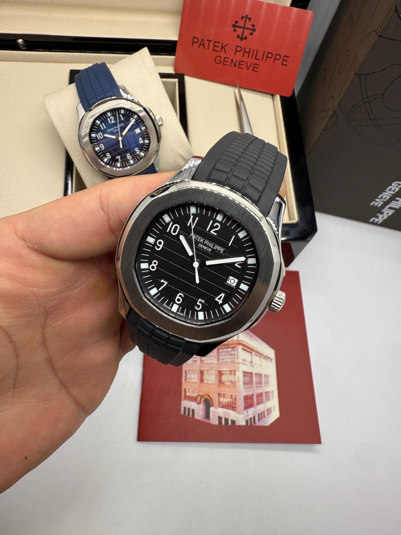 Patek Philippe Aquanaut - Preto / Prata