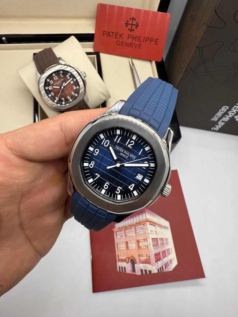 Patek Philippe Aquanaut - Azul / Prata