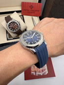 Patek Philippe Aquanaut - Azul / Prata