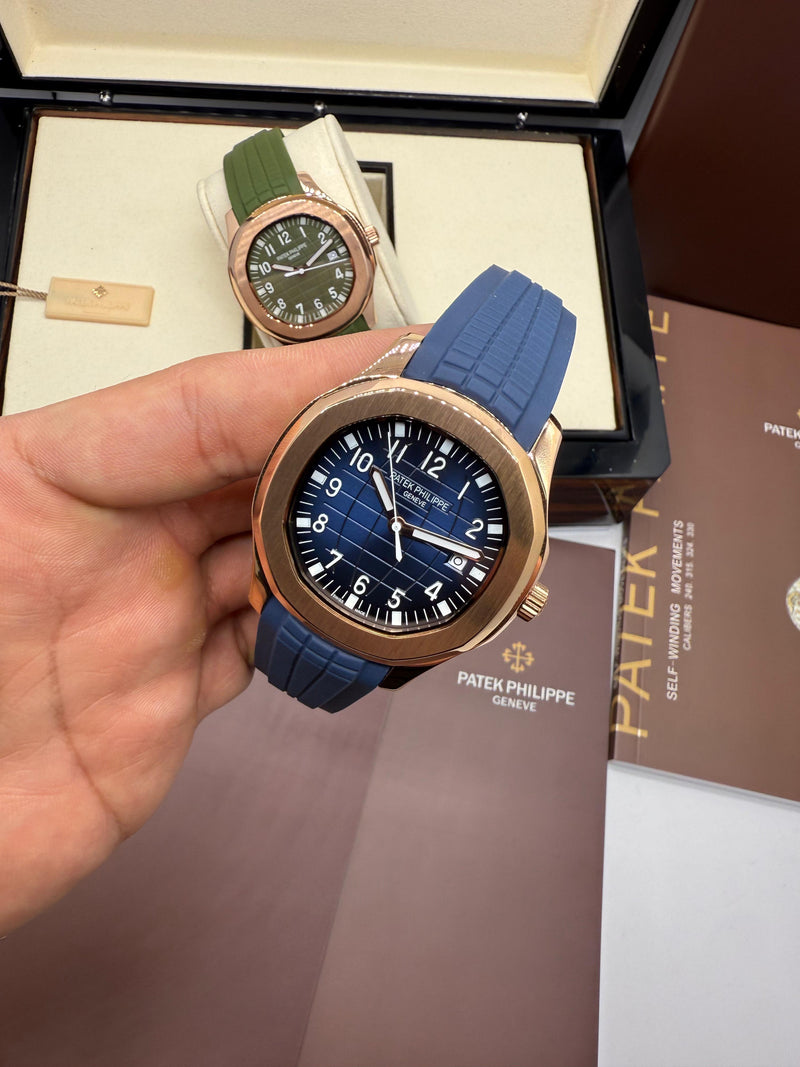 Patek Philippe Aquanaut - Azul / Rosé