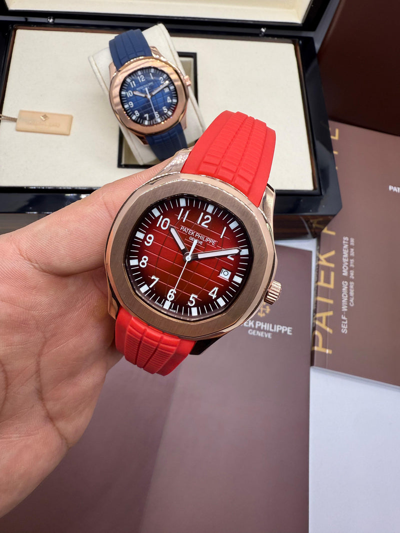 Patek Philippe Aquanaut - Vermelho / Rosé