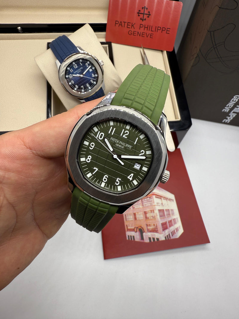 Patek Philippe Aquanaut - Verde / Prata