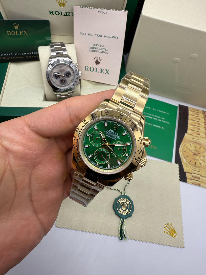Rolex Daytona / Gold Green
