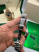 Rolex Day-Date Silver / Blue