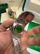 Rolex Day-Date Silver / Blue