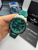 TAG Heuer Carrera – Cronógrafo Verde Borracha Verde
