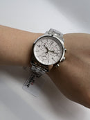 Tissot PRX – Cronógrafo Branco Aço